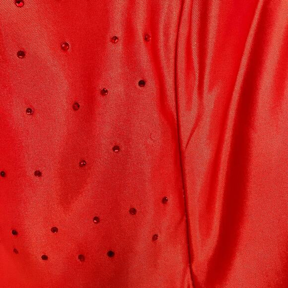 Jessica McClintock x Gunne Sax Millennium 2000 y2k Orange Two Piece Gown - Picture 8 of 12